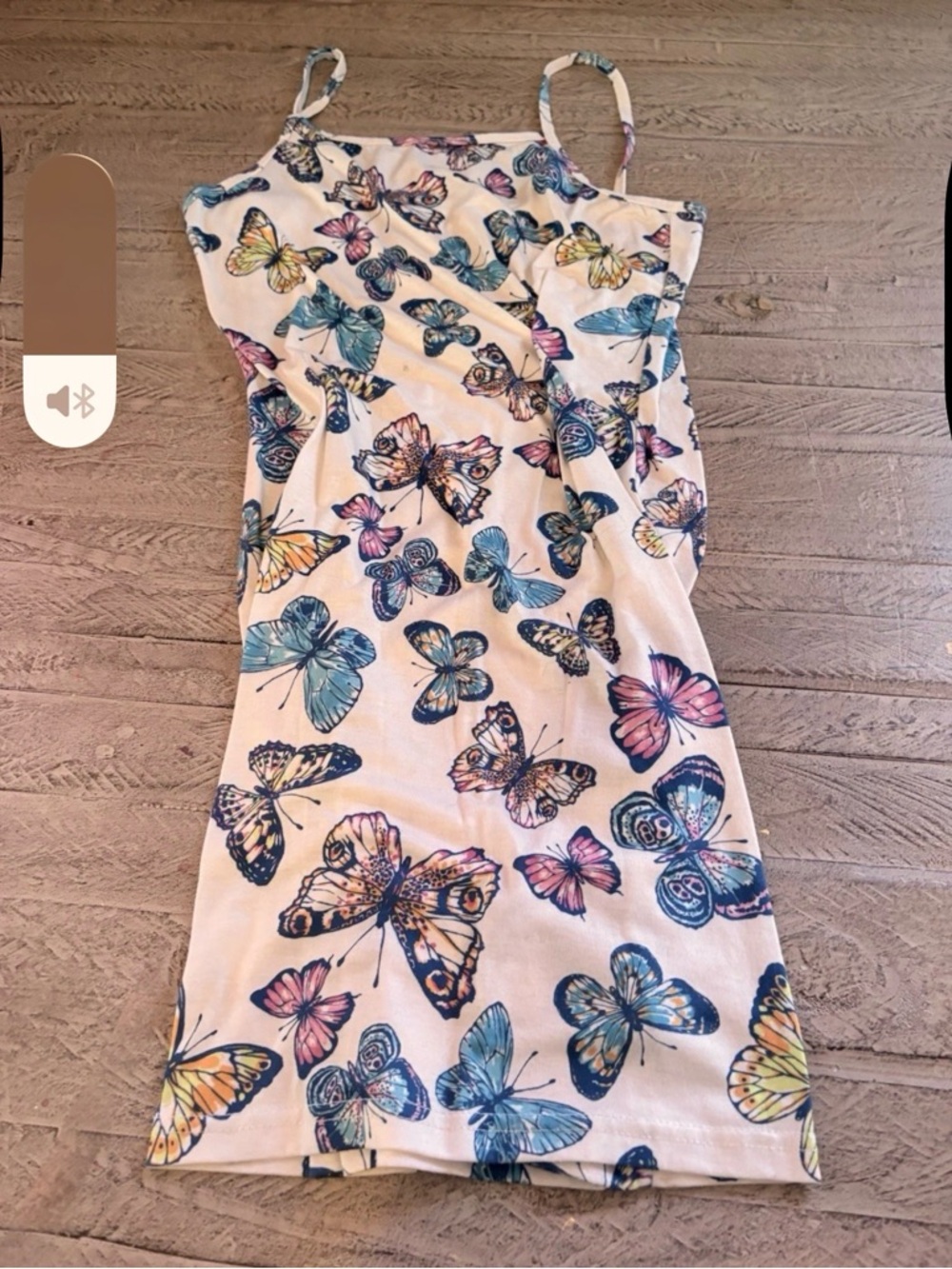 SHEIN Pink Blue Floral Trim Tag Detail